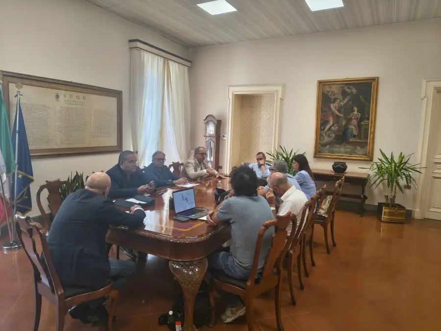 comune di Benevento riunione commercianti