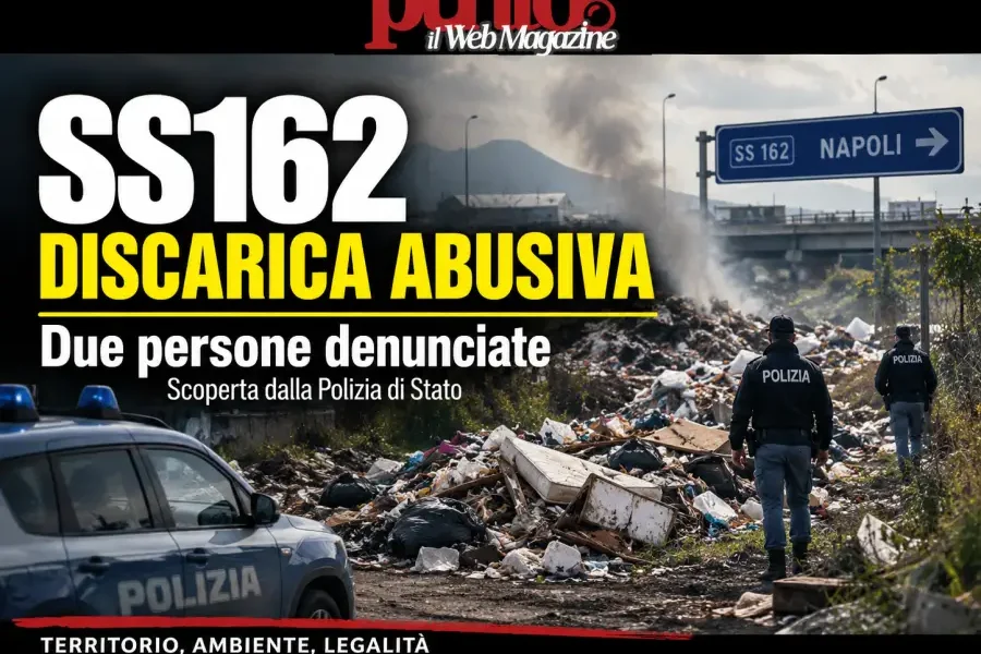 ss162 scoperta una discarica abusiva due persone denunciate dalla polizia di stato da Puntomagazine.it ss162 scoperta una discarica abusiva due persone denunciate dalla polizia di stato