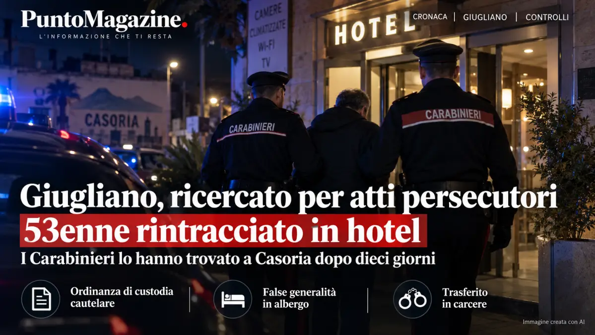 giugliano ricercato violenza