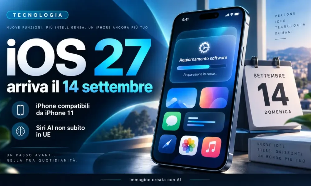 iOS 27 in arrivo in Italia