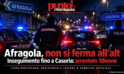 inseguimento polizia afragola