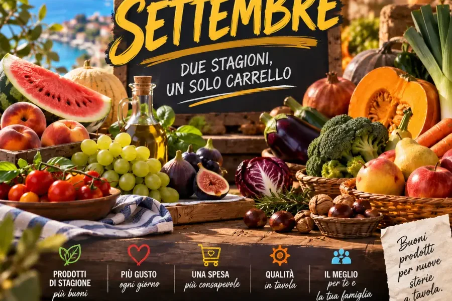 la spesa di settembre cambia stagione cosa mettere nel carrello tra gli ultimi sapori d8217estate e i primi d8217autunno da Puntomagazine.it la spesa di settembre cambia stagione cosa mettere nel carrello tra gli ultimi sapori d8217estate e i primi d8217autunno