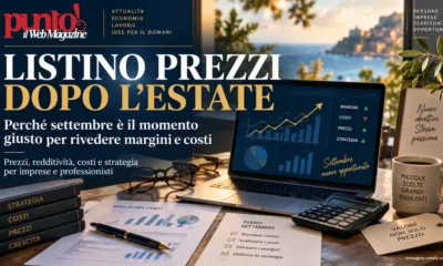 listino prezzi dopo l'estate