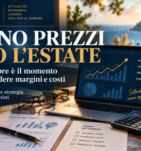 listino prezzi dopo l'estate