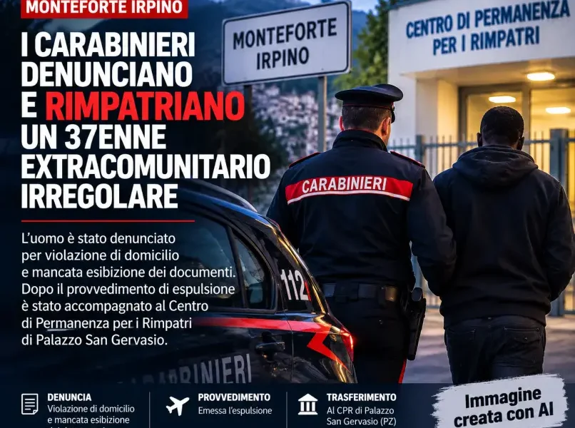 monteforte irpino 37enne denunciato e accompagnato al cpr dopo il provvedimento di espulsione da Puntomagazine.it monteforte irpino 37enne denunciato e accompagnato al cpr dopo il provvedimento di espulsione