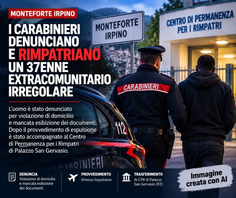 monteforte irpino rimpatrio immigrato irregolare