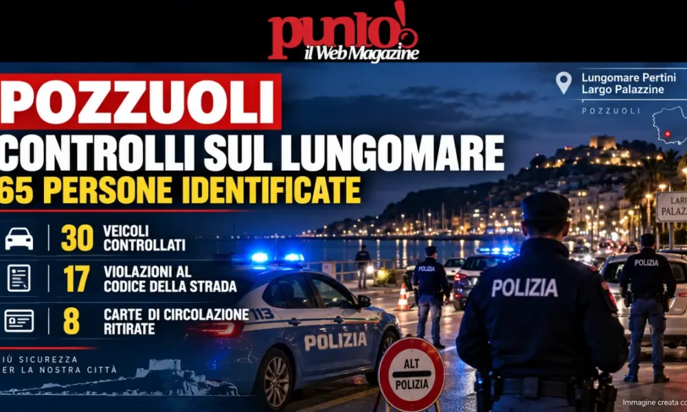 pozzuoli controlli straordinari sul lungomare pertini e in largo palazzine 65 persone identificate da Puntomagazine.it pozzuoli controlli straordinari sul lungomare pertini e in largo palazzine 65 persone identificate
