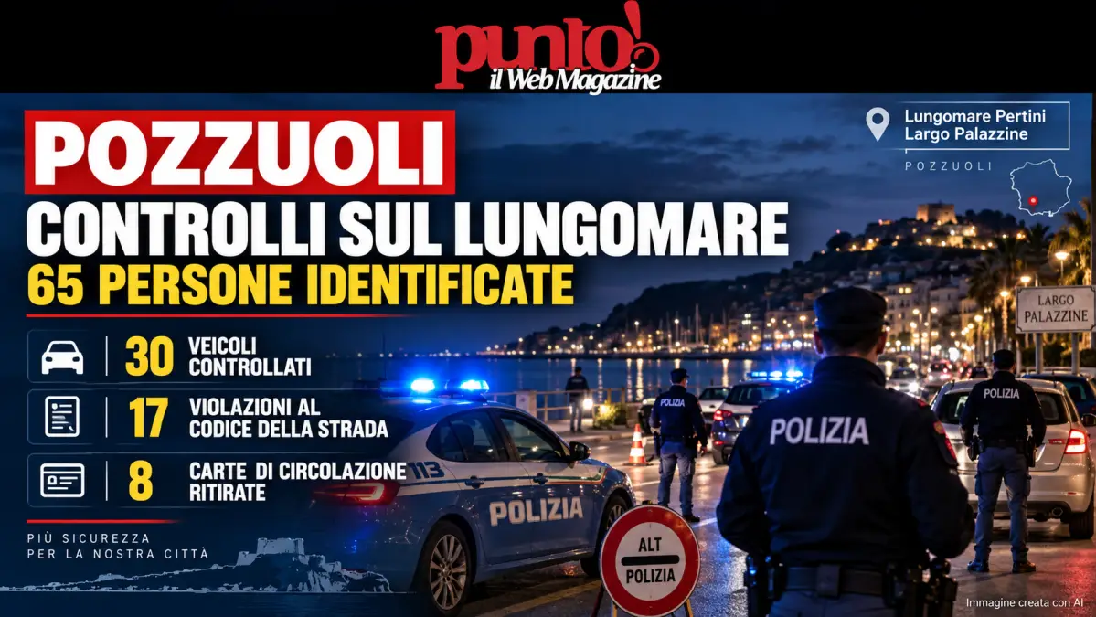 pozzuoli controlli lungomare polizia