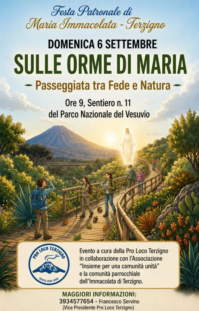 pro loco terzigno sulle orme di Maria