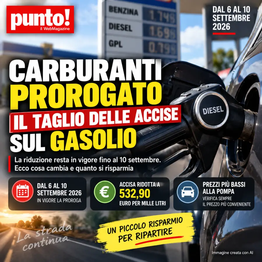 proroga taglio accise carburanti