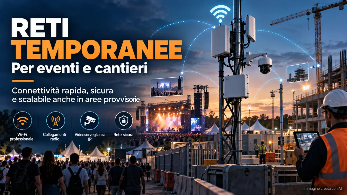 reti temporanee per cantieri ed eventi