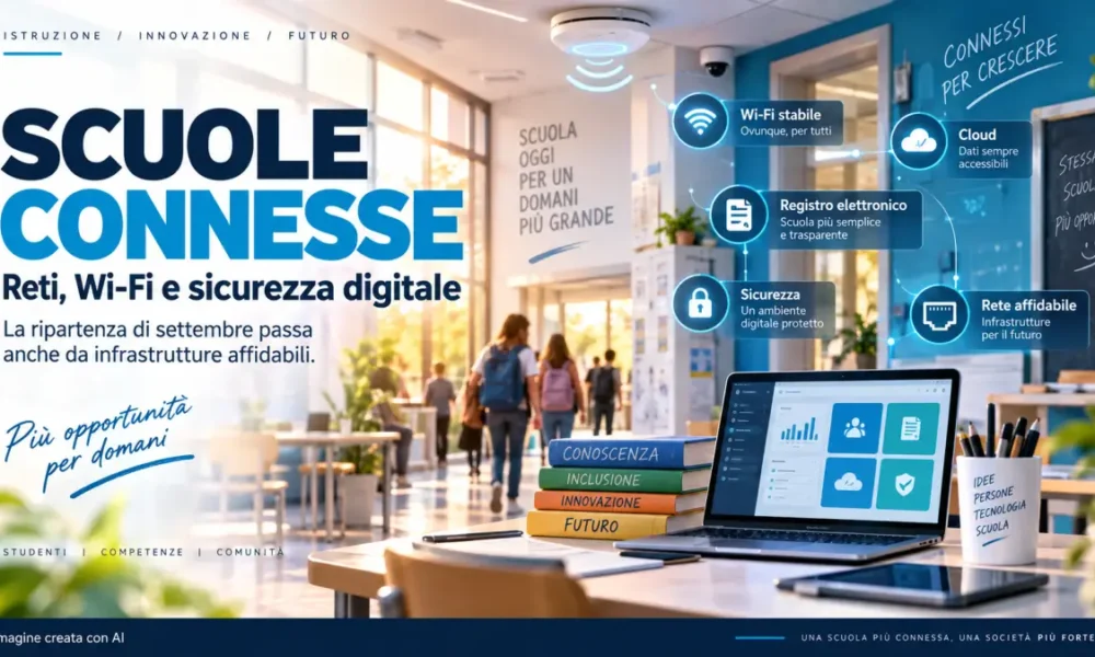 scuole connesse perch233 la ripartenza di settembre passa anche da reti wi fi e sicurezza digitale da Puntomagazine.it scuole connesse perch233 la ripartenza di settembre passa anche da reti wi fi e sicurezza digitale