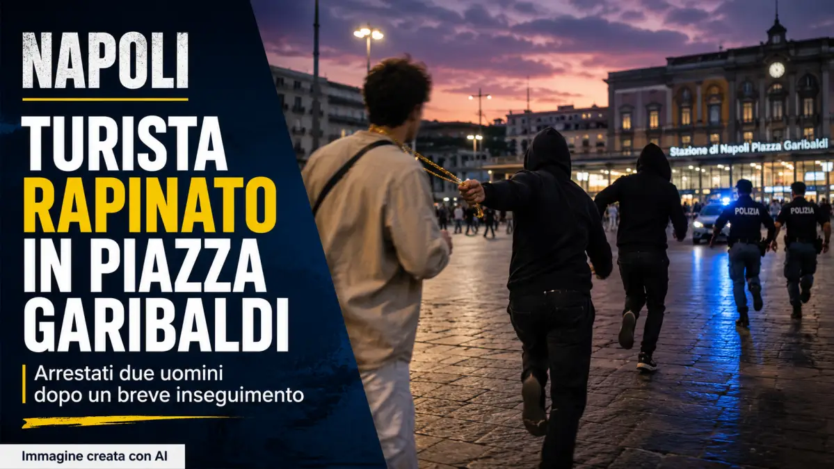 turista rapinato piazza Garibaldi Napoli