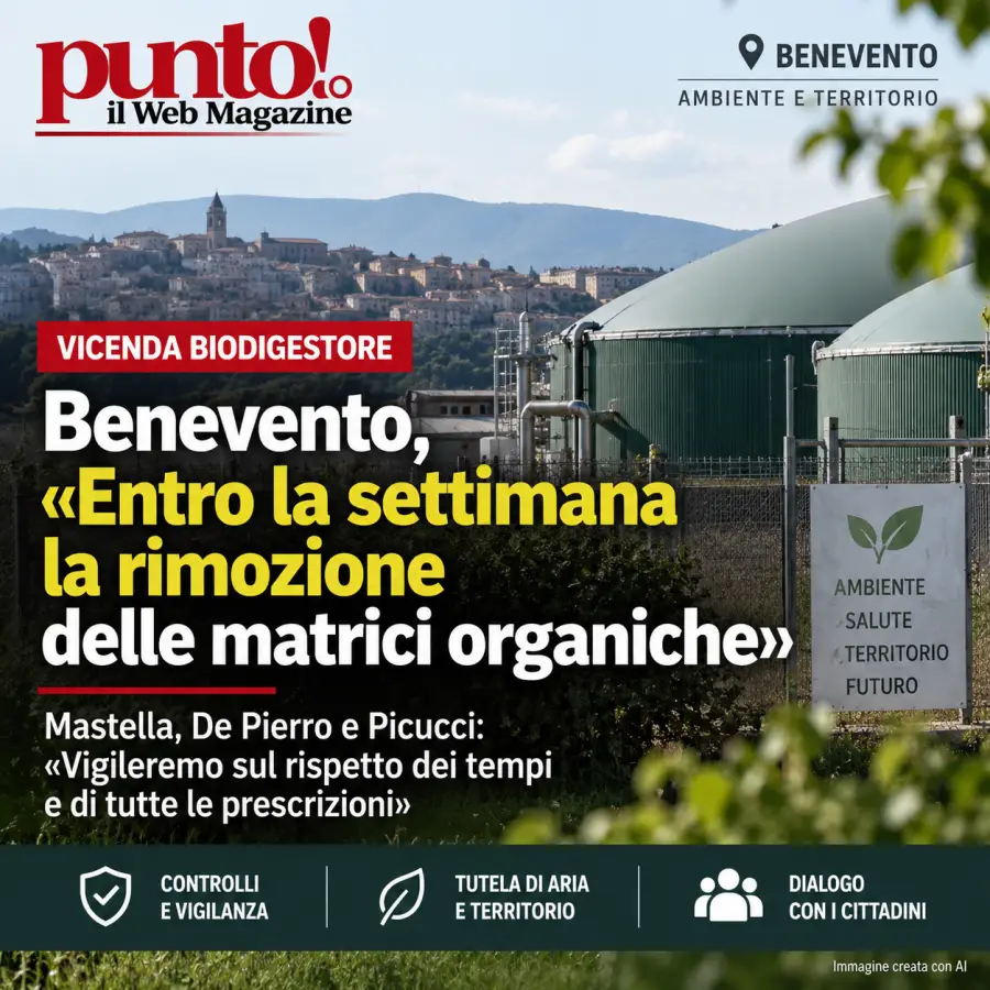 vicenda biodigestore benevento